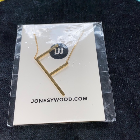 JONESY WOOD Accessories - JONESY WOOD Gold Initial “F” Necklace
